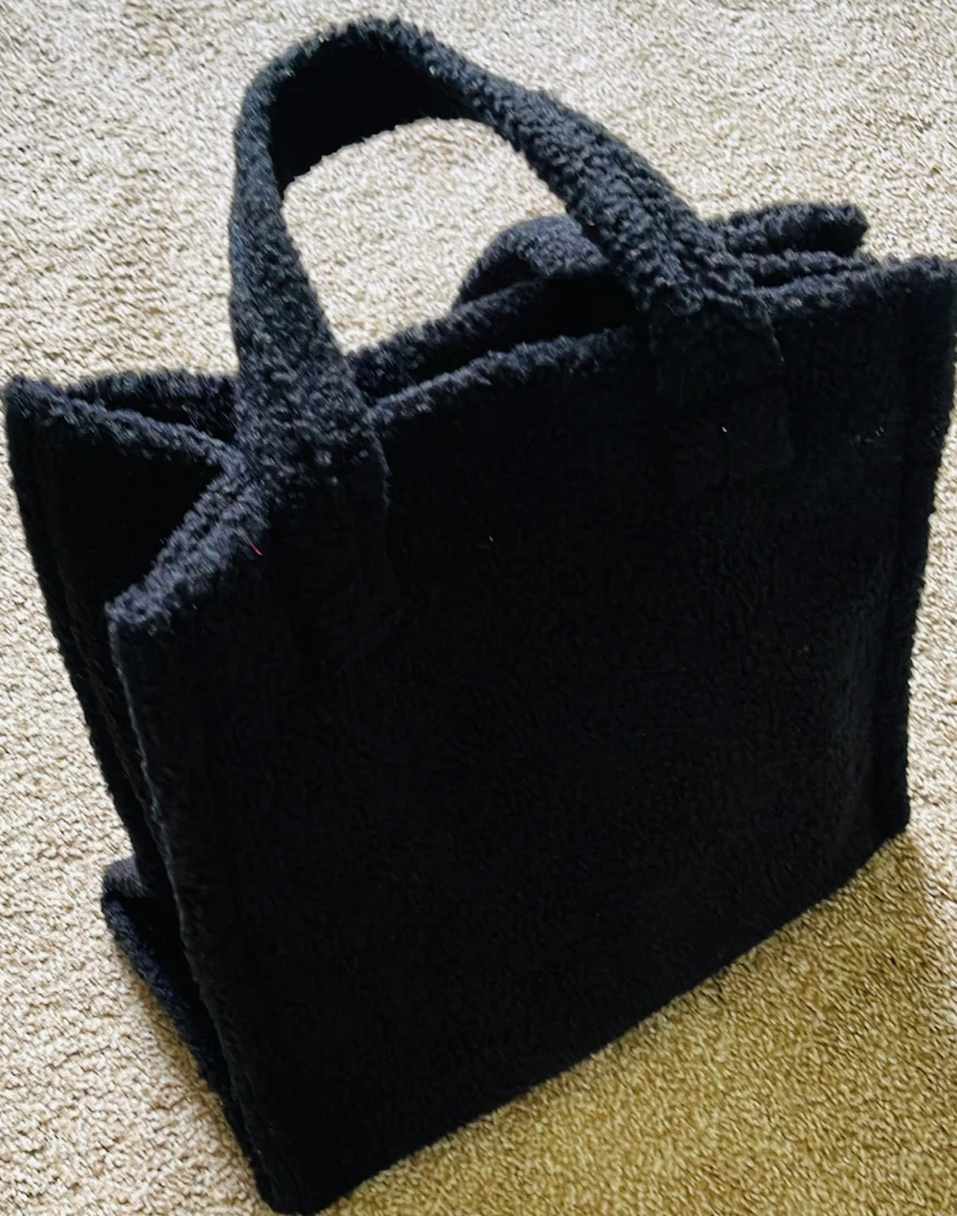Black Sherpa Tote Bag - photo 2