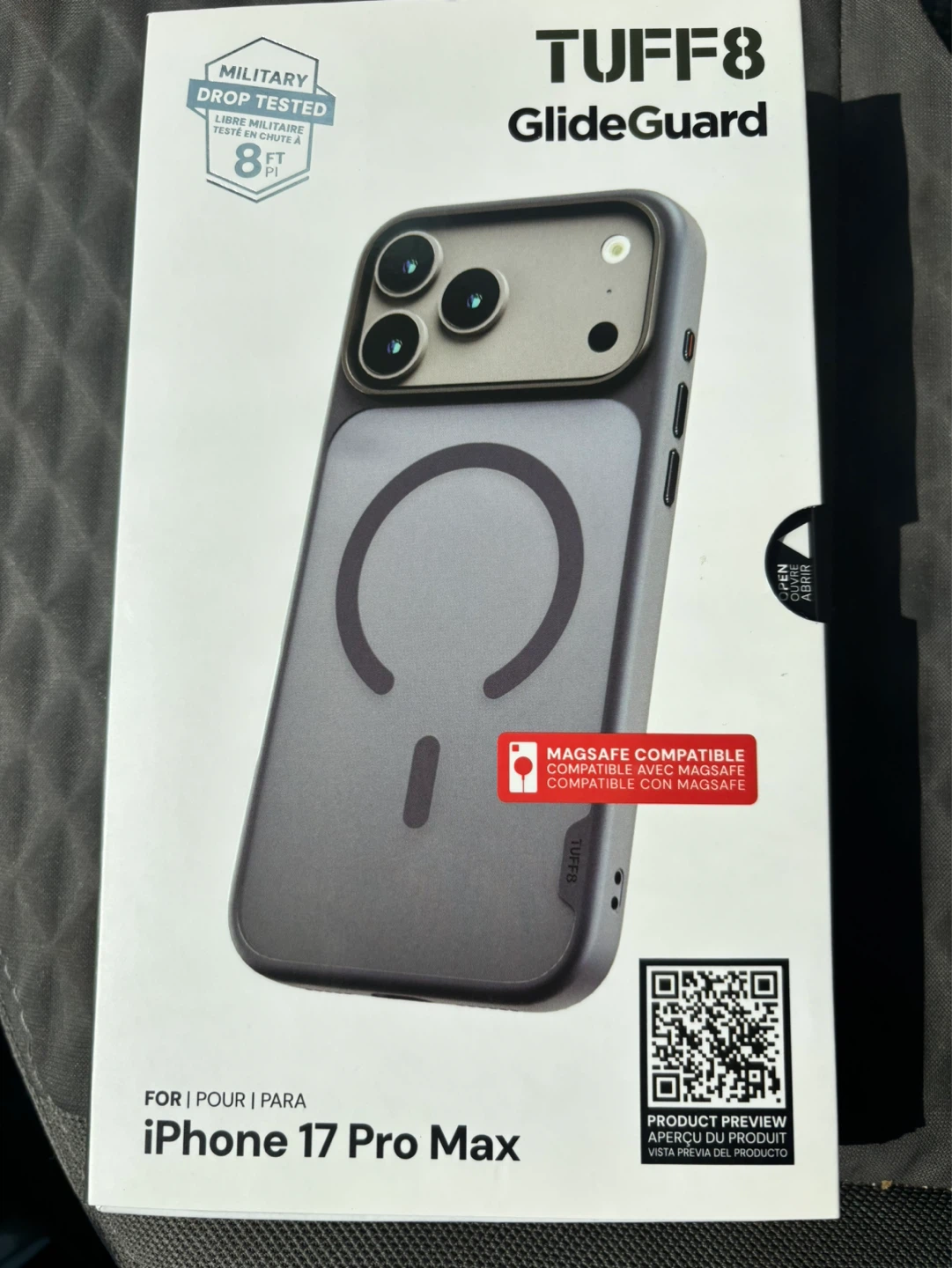 TUFF8 GlideGuard MagSafe iPhone 17 Pro Max Case