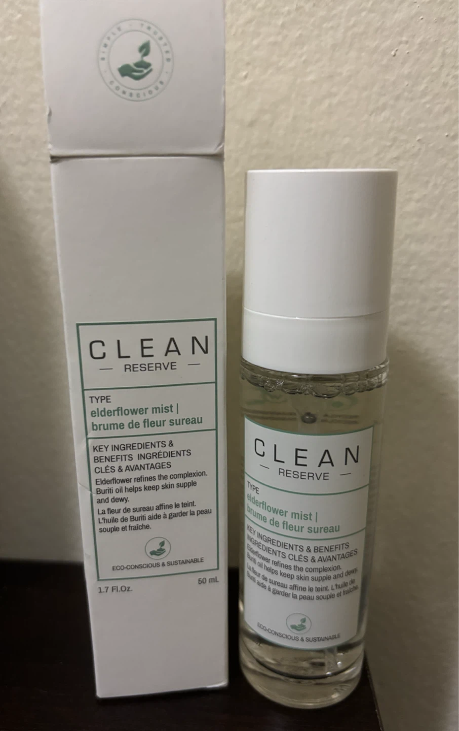NEW-Clean Reserve Elderflower Mist - 1.7 Fl. Oz.