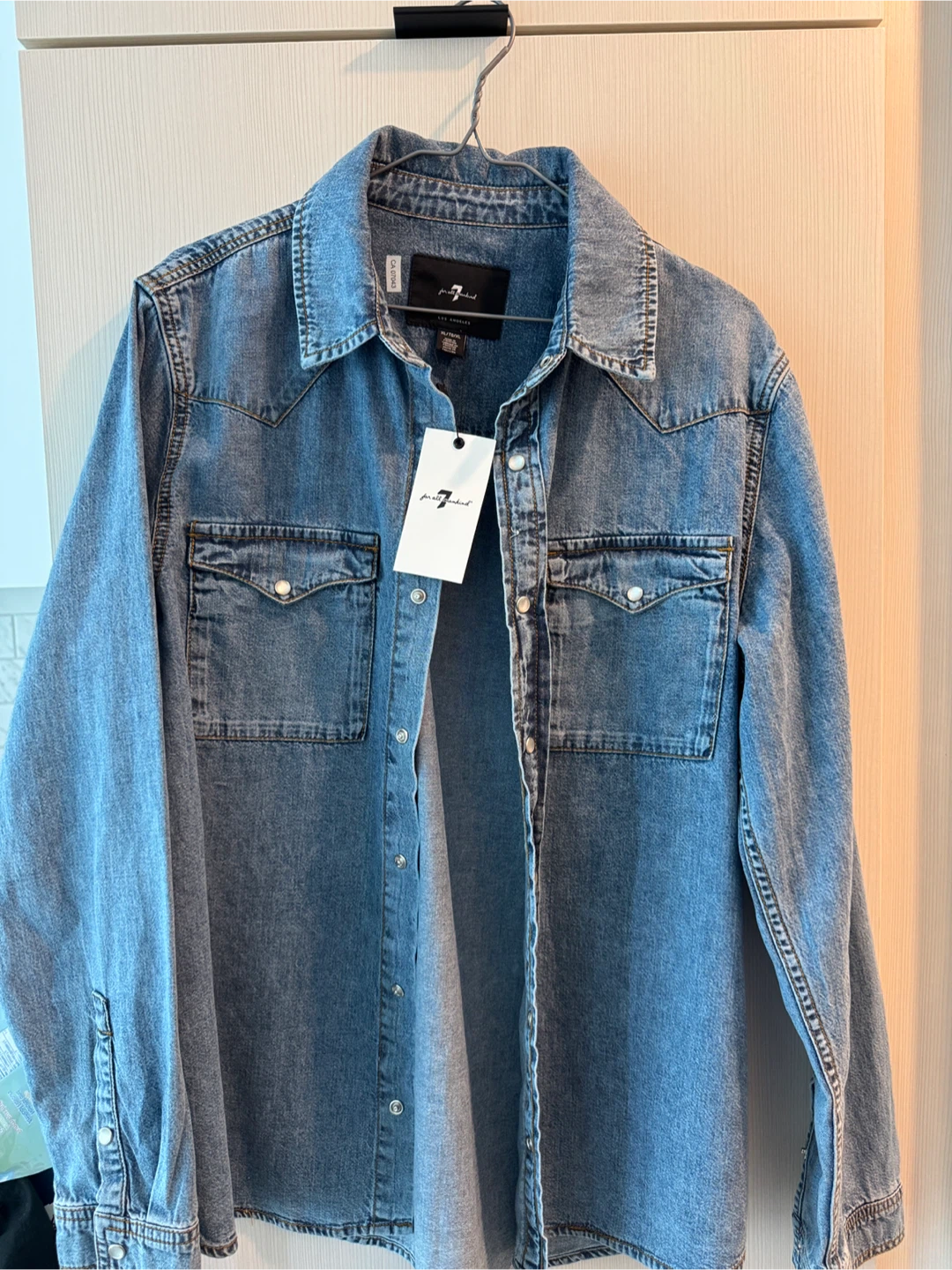 For All Mankind Denim Shirt - XL/TG