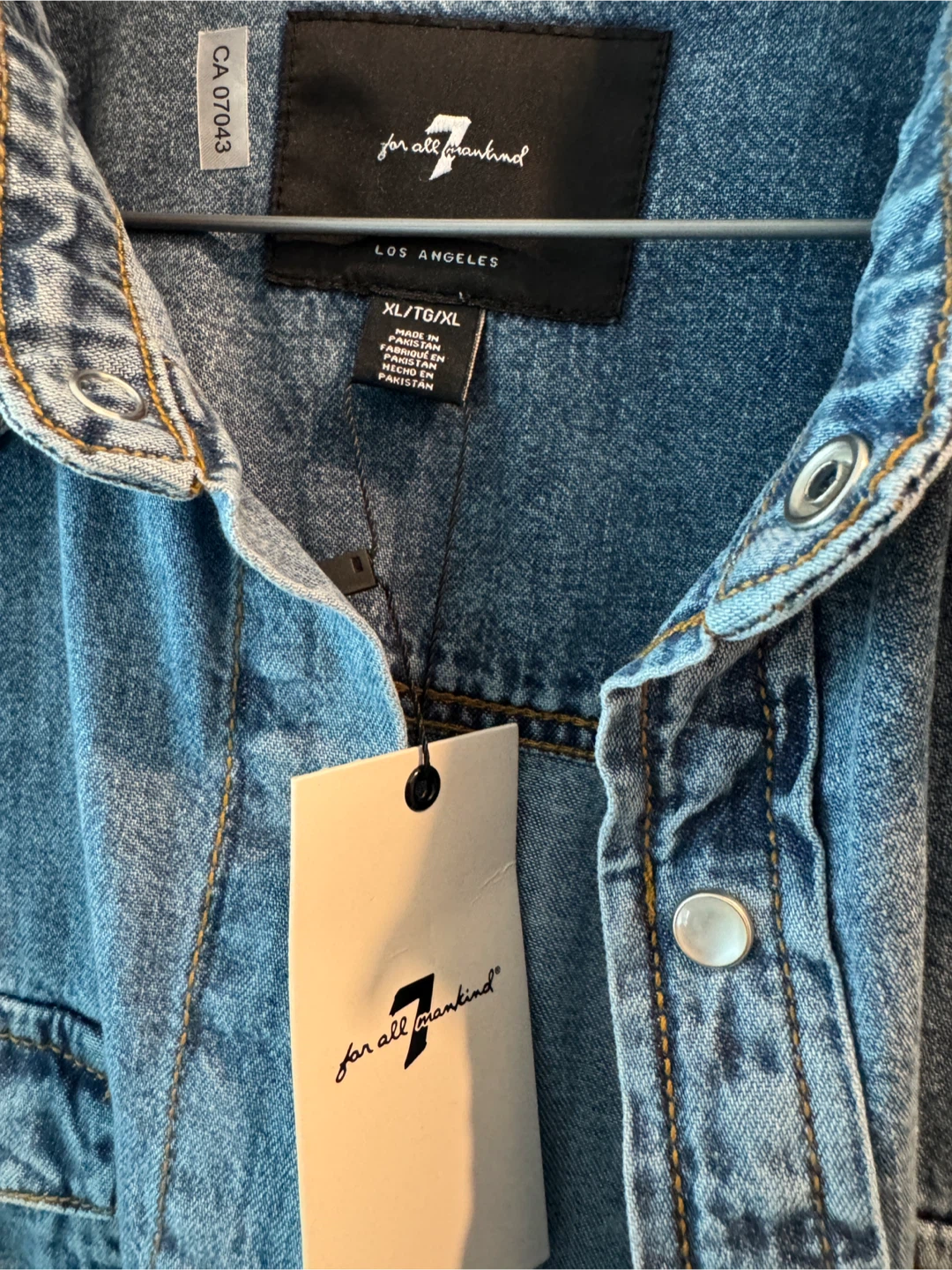For All Mankind Denim Shirt - XL/TG - photo 2