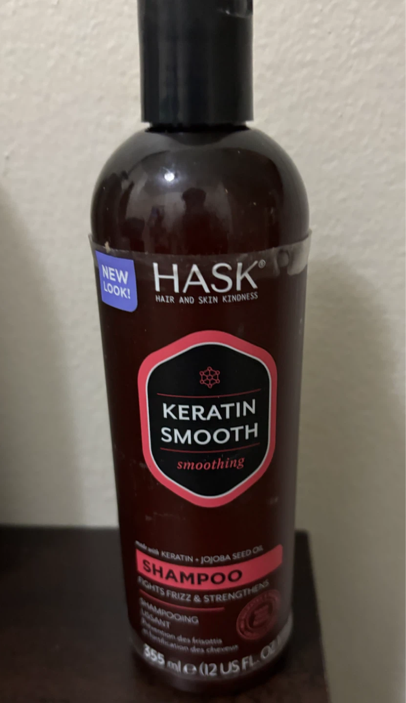 NEW-HASK Keratin Smooth Shampoo 12 fl oz