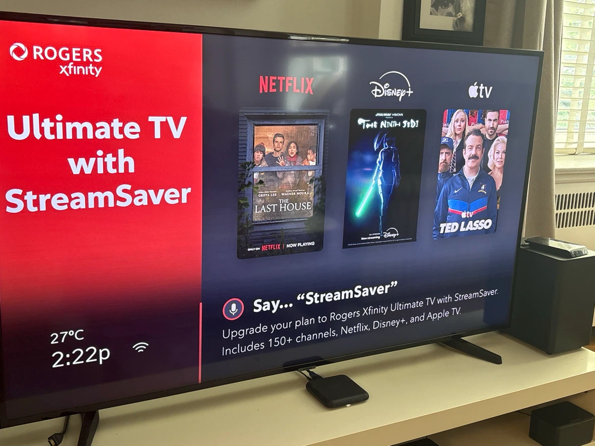 55" Samsung 4K Smart TV (UN55NU6900) with Remote