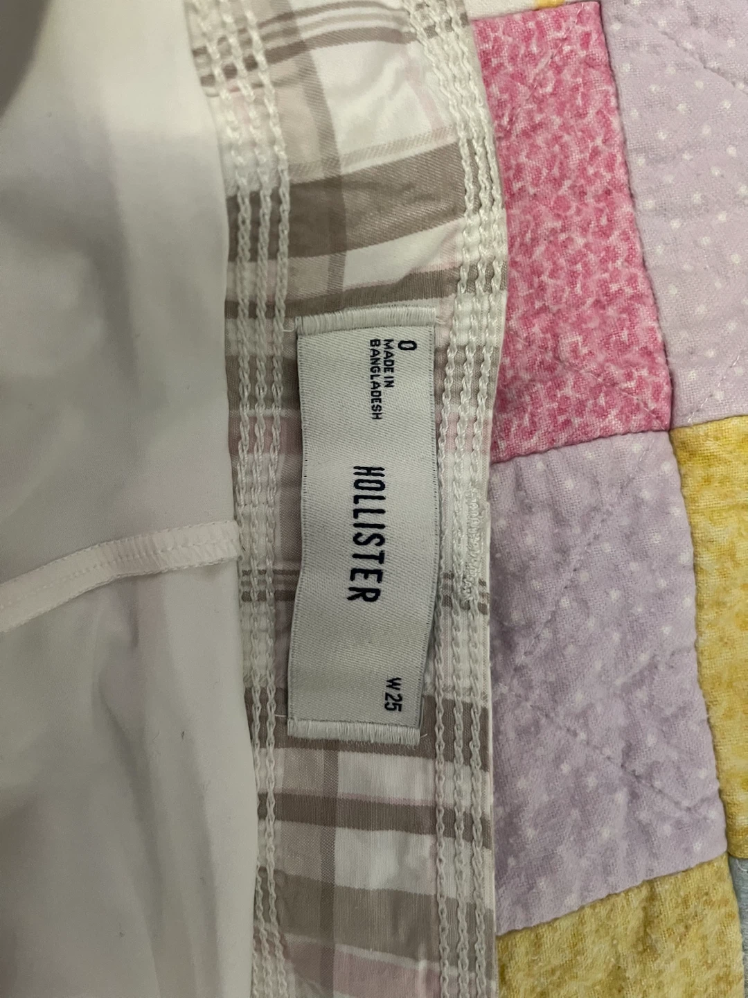 BRAND NEW Hollister Plaid Cargo Skirt - Size 26W - photo 3