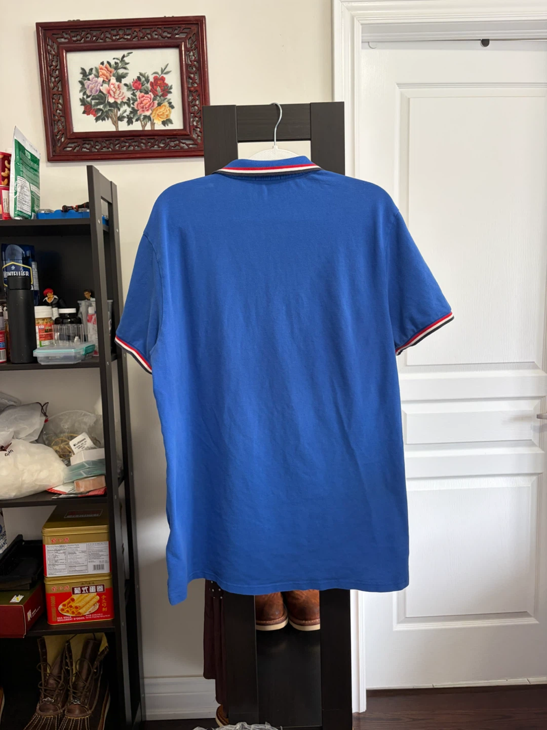Moncler Blue Polo Shirt - photo 2