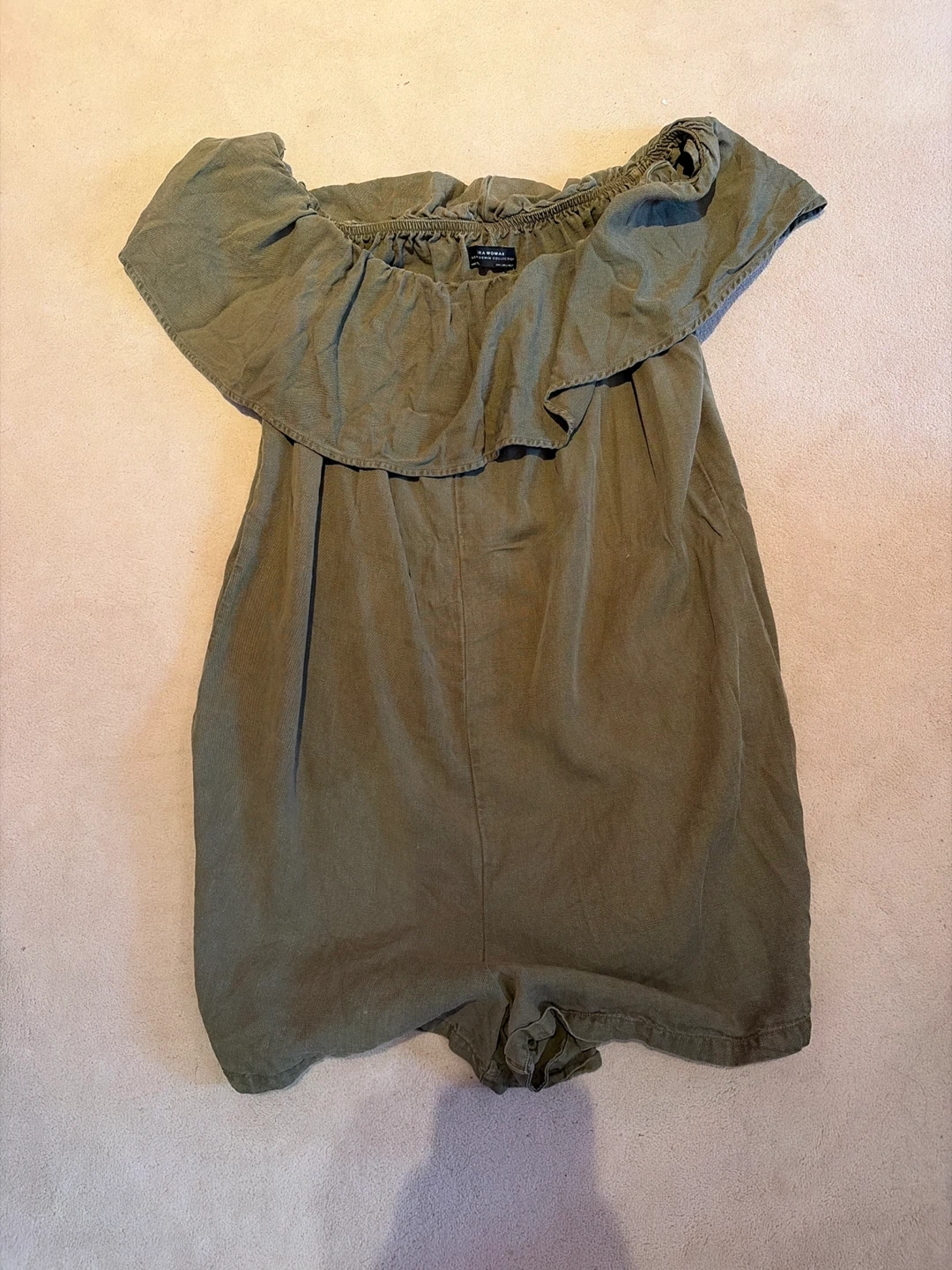 Olive Green Zara Romper - Size Large