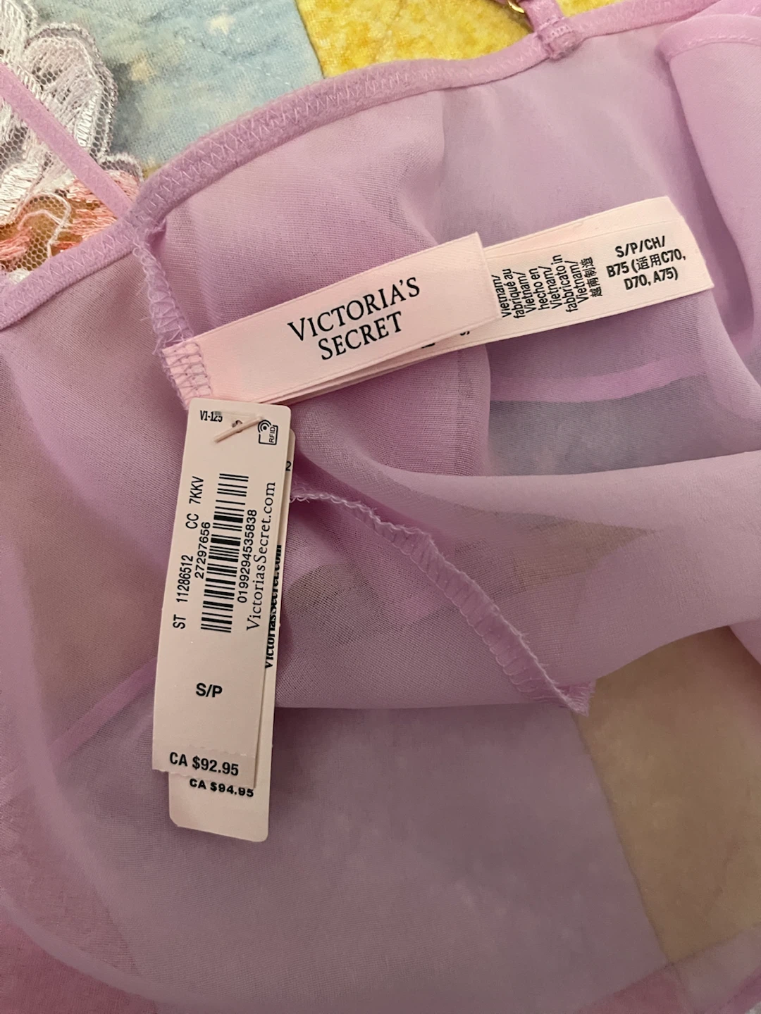 BRAND NEW Victoria's Secret Embroidery Bra Top - photo 4