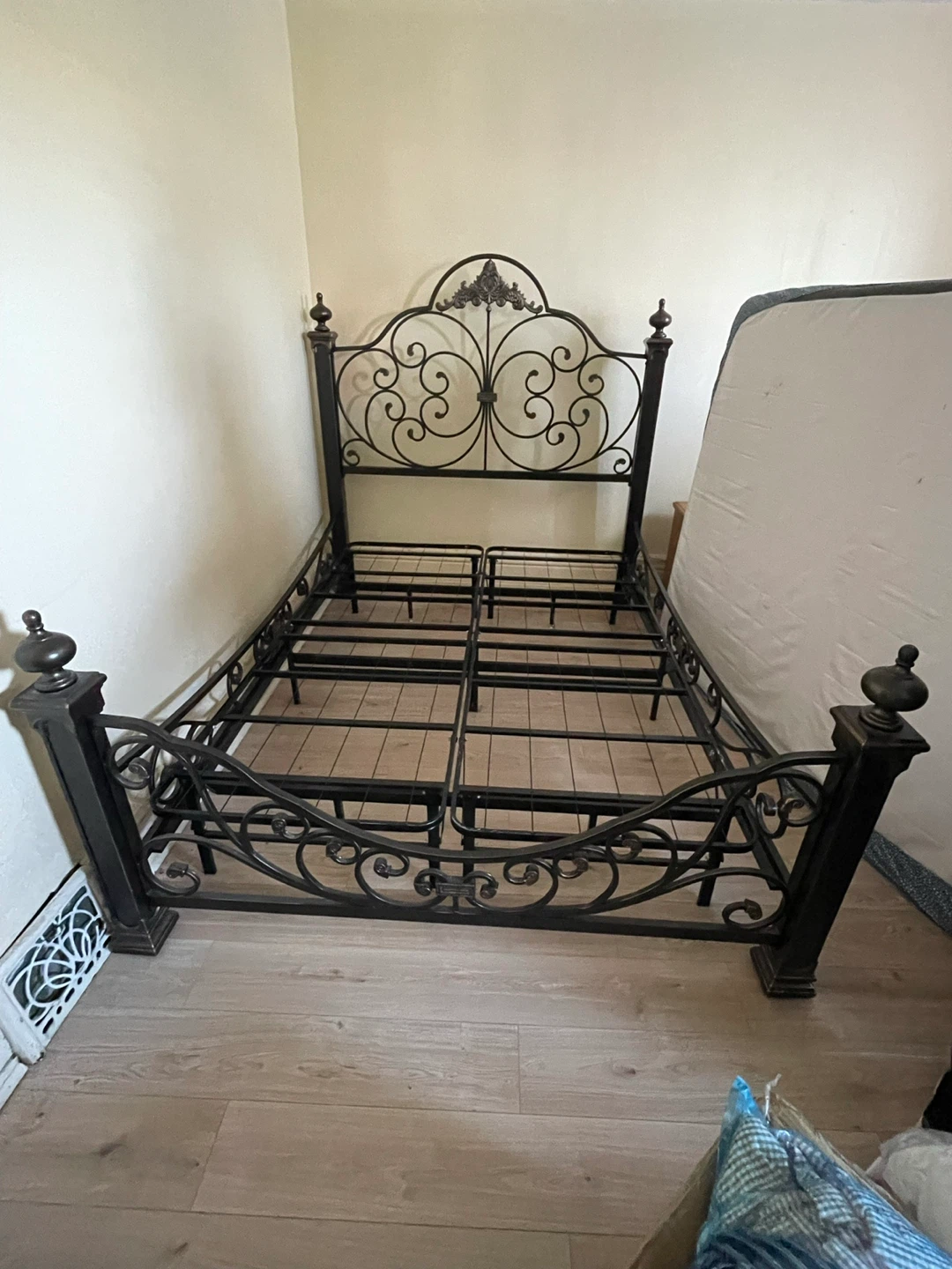 Black Metal Bed Frame - photo 3