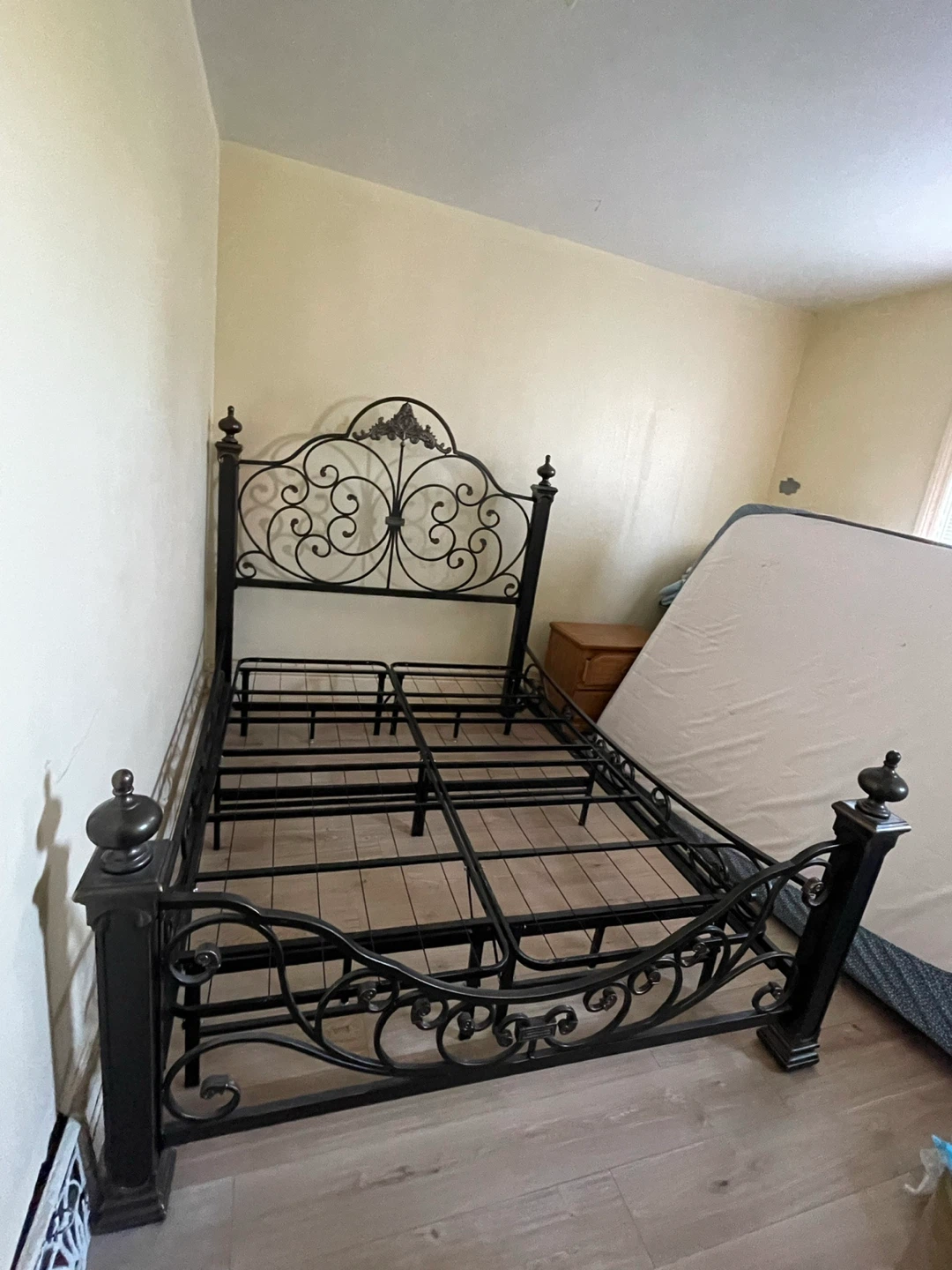 Black Metal Bed Frame - photo 5
