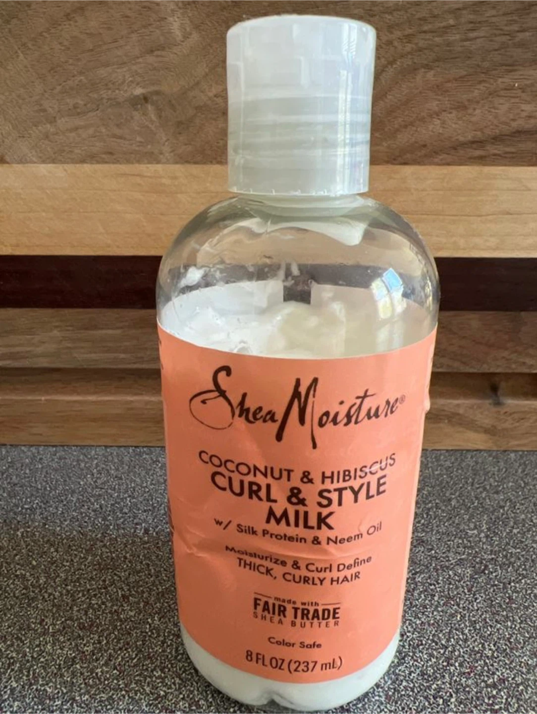 Shea Moisture Curl & Style Milk - partial bottle