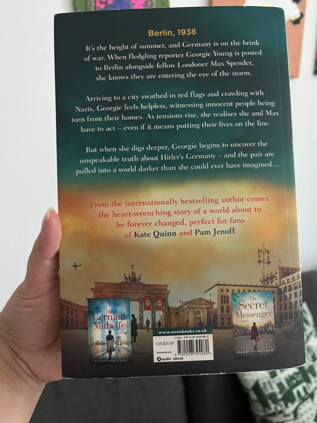 The Berlin Girl by Mandy Robotham Novel - photo 2
