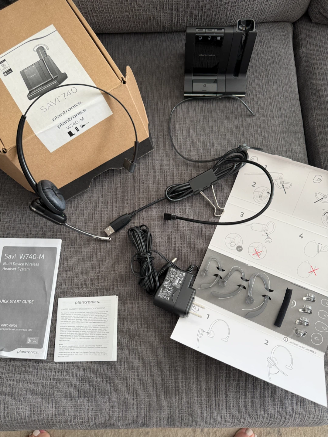 Plantronics Savi W740 Wireless Headset - photo 2