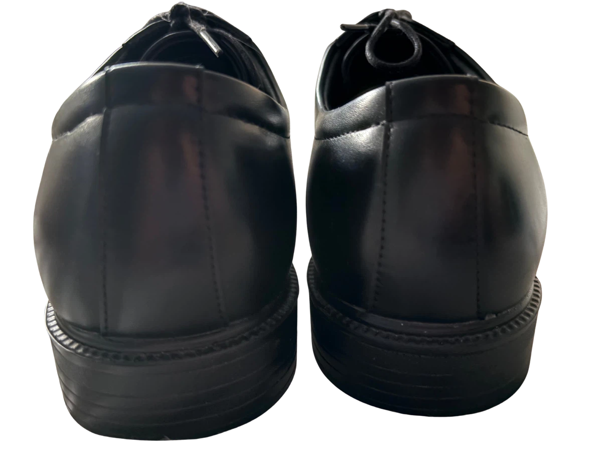 BNWOT Van Heusen Men's Black Dress Shoes size 9 - photo 3