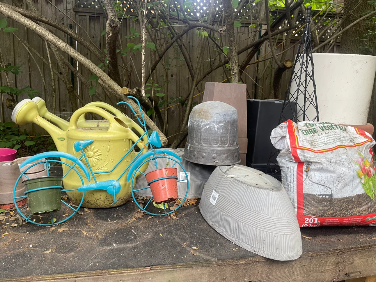 Assorted Planters and Garden Accessories - photo 2