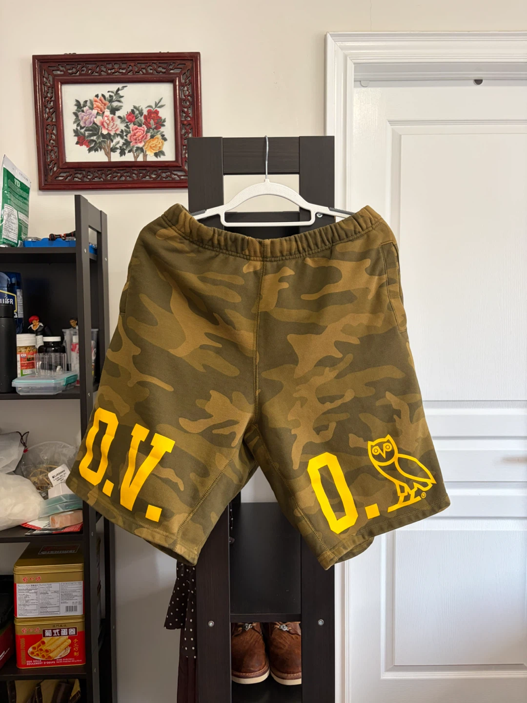 OVO Owl Camo Sweatshorts