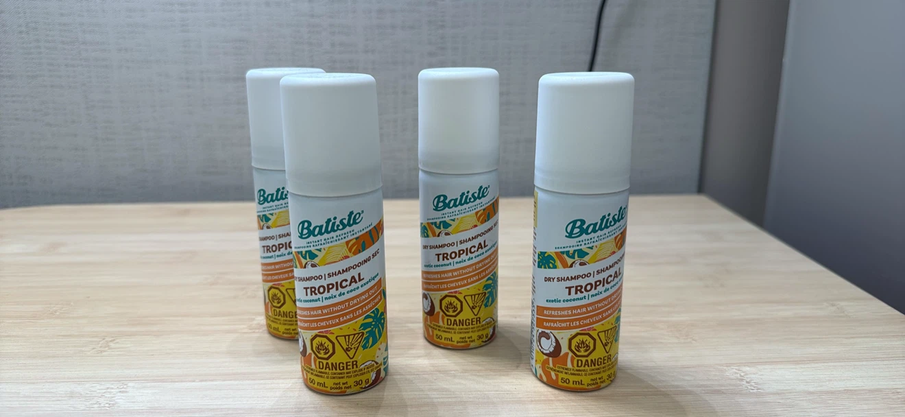 Batiste Tropical Dry Shampoo - 50 mL (4 pack)