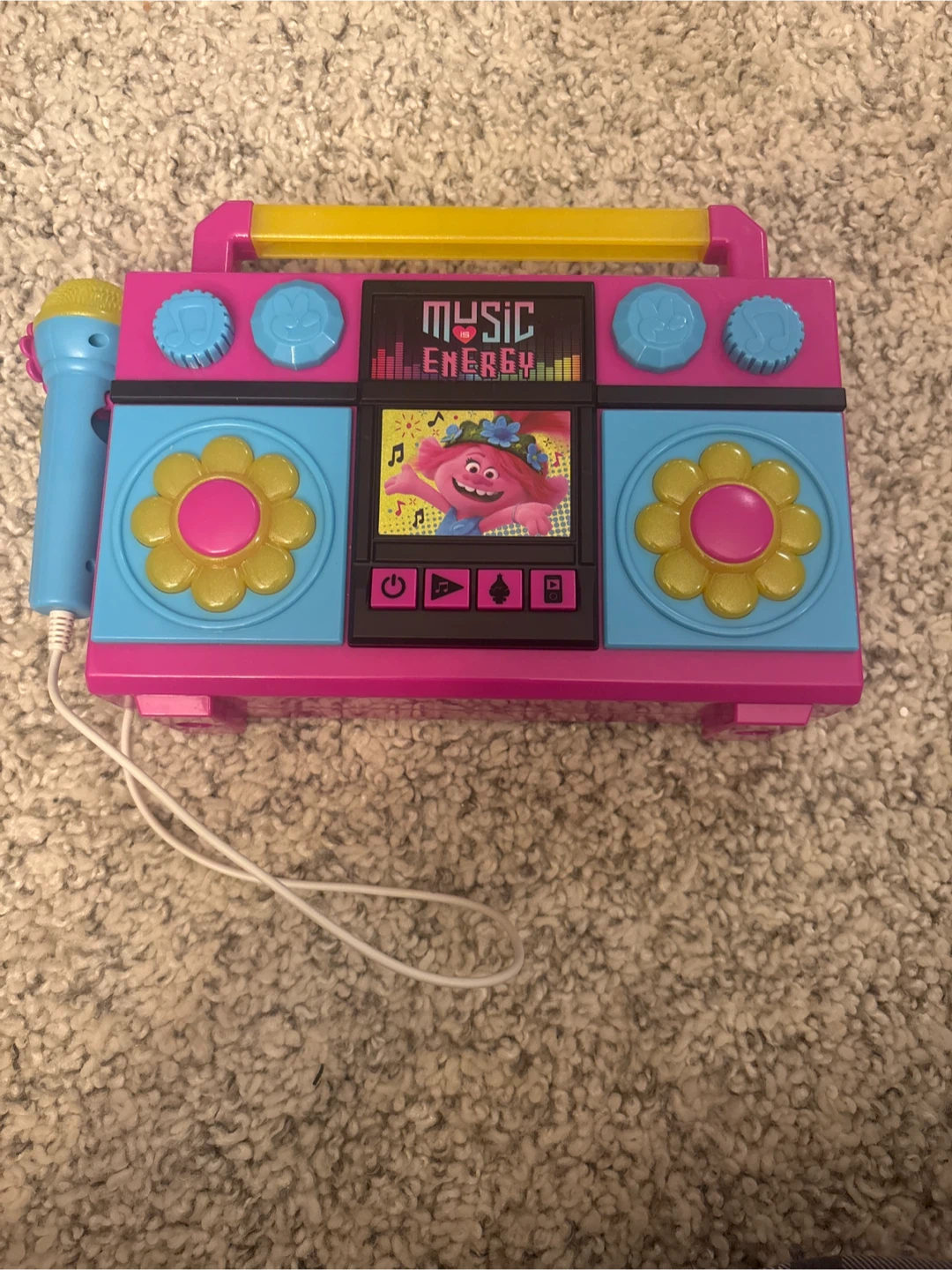 Trolls Music Energy Karaoke Boombox with Microphone - photo 2