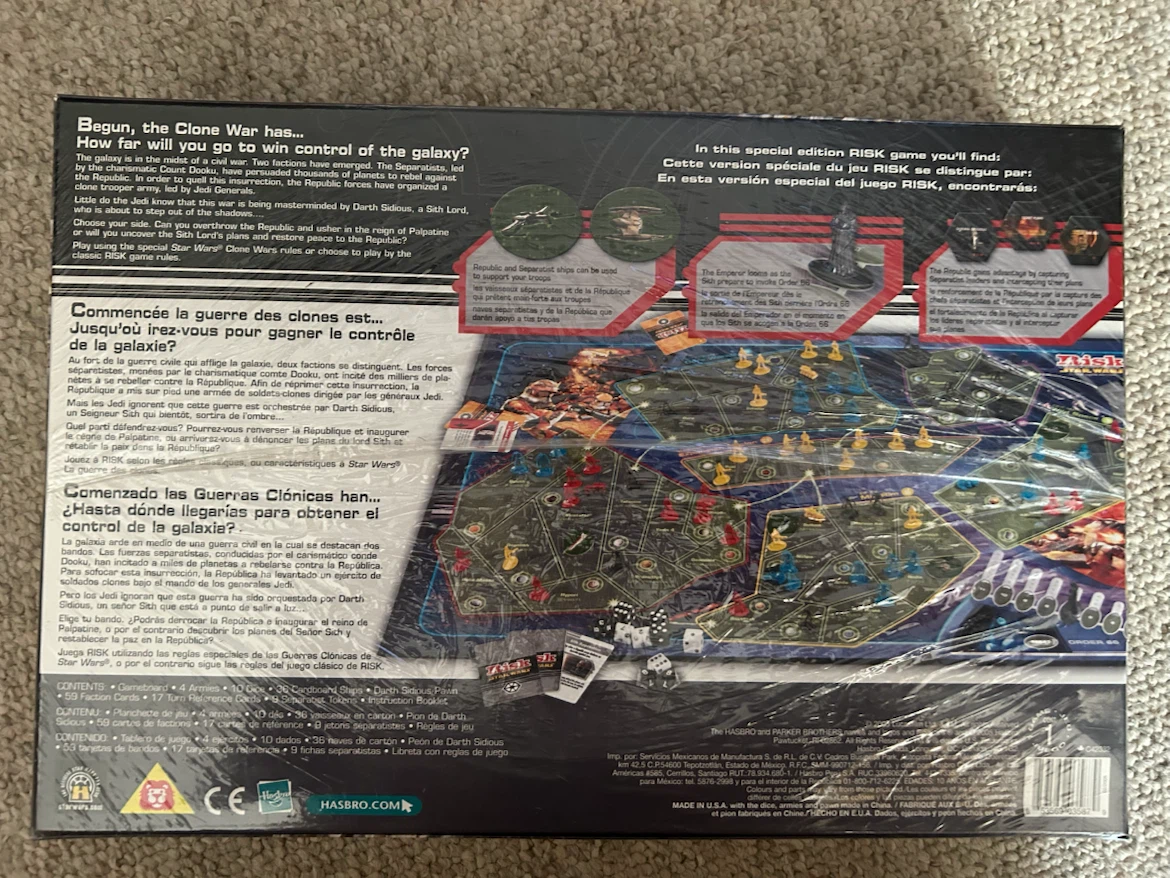 New Risk Star Wars Clone Wars Edition Board Game - photo 2