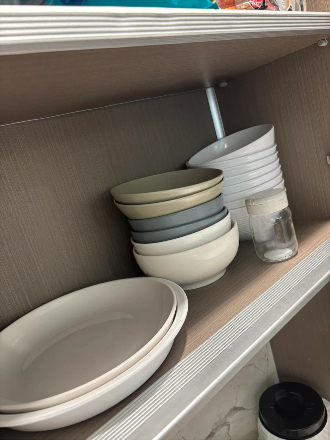 Set of 10 Mixed Ceramic Bowls and Platters