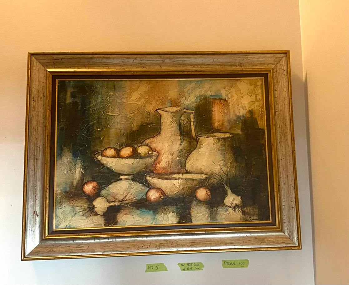 Large Framed Still Life Painting - photo 5