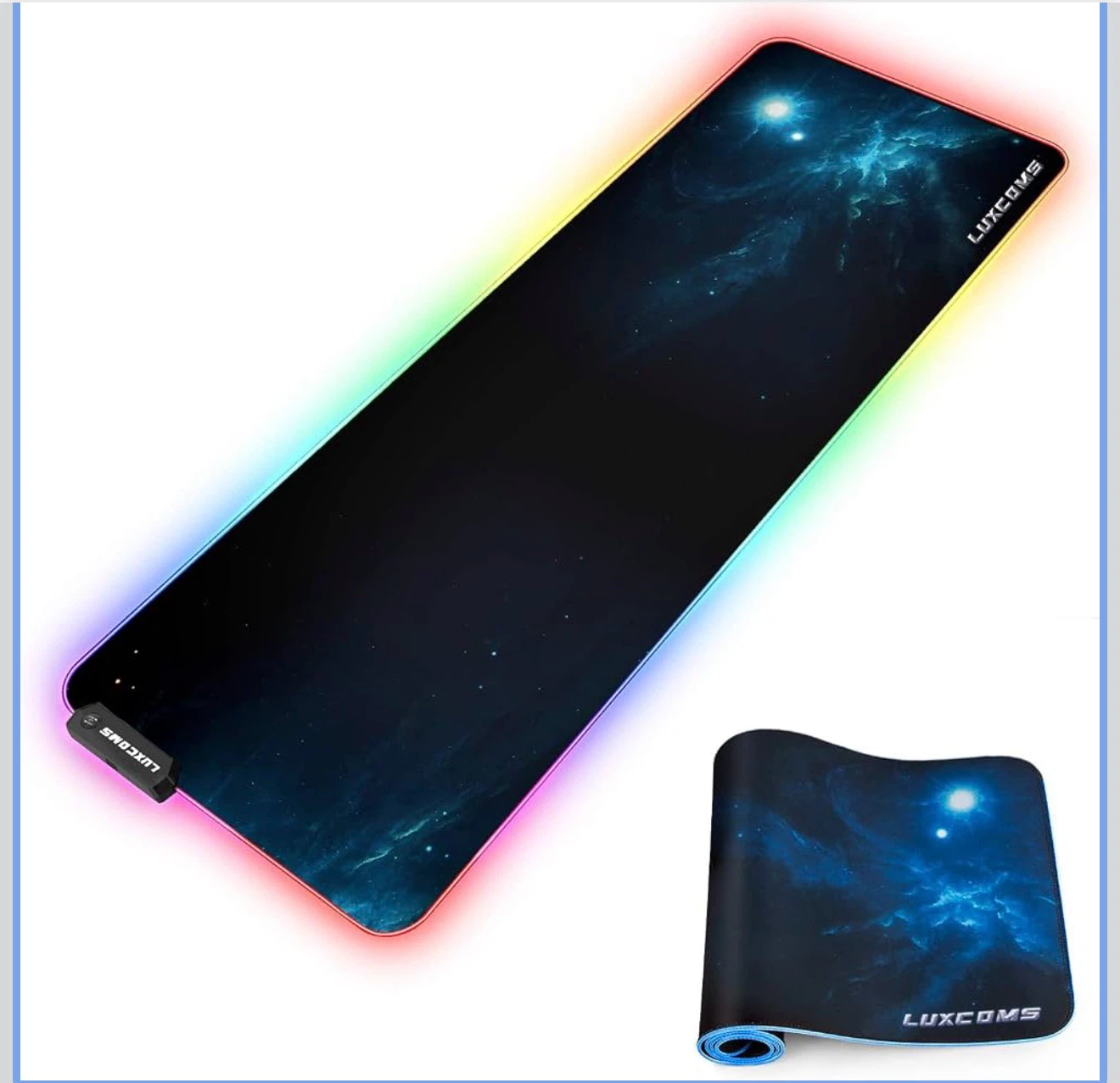 BRAND NEW!! RGB Soft Gaming Mouse Pad Large