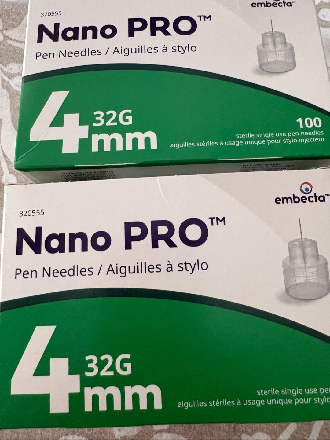 Embecta Nano PRO Pen Needles 4mm 32G