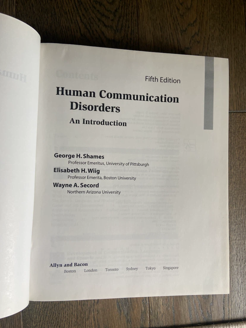 Human Communication Disorders: An Intro, 5th Ed - photo 5