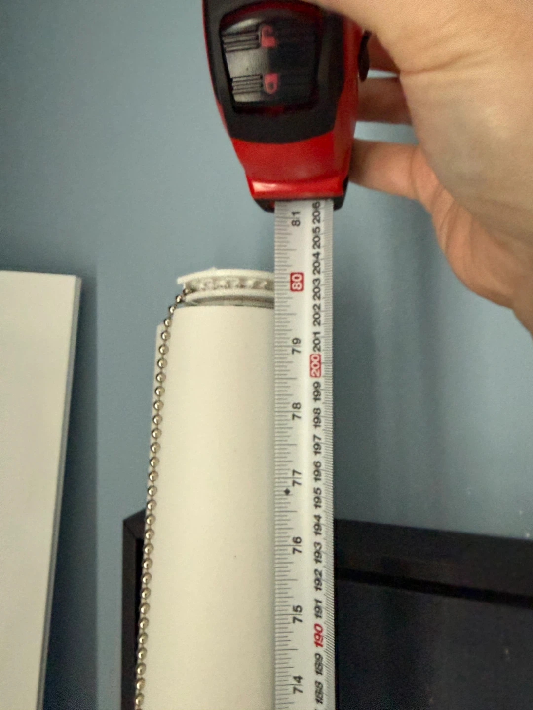 White Blackout Roller Shade with Hardware - photo 2