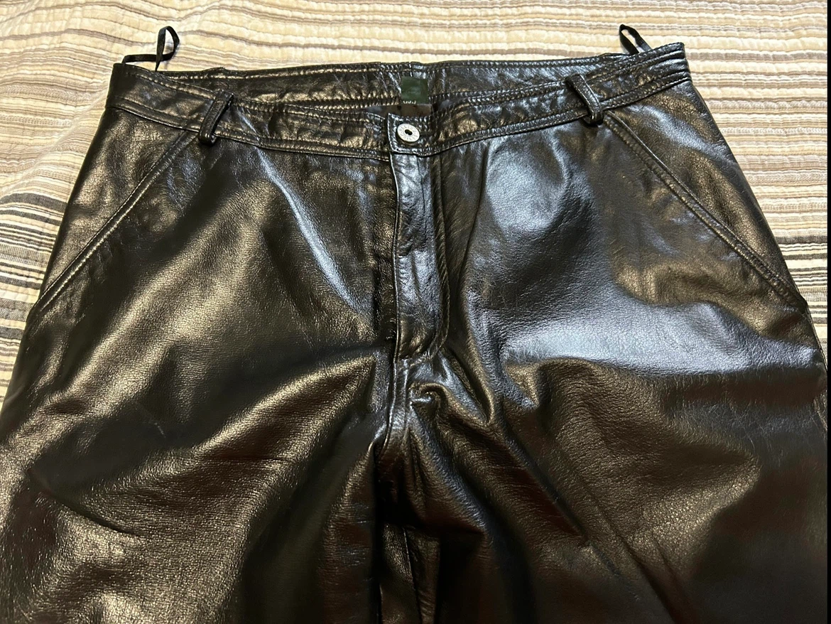 Women’s Danier Black Leather Pants Asking $200 OBO - photo 3