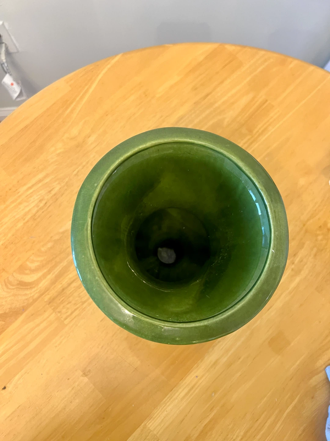 Vintage Green Ceramic Urn Vase - photo 3