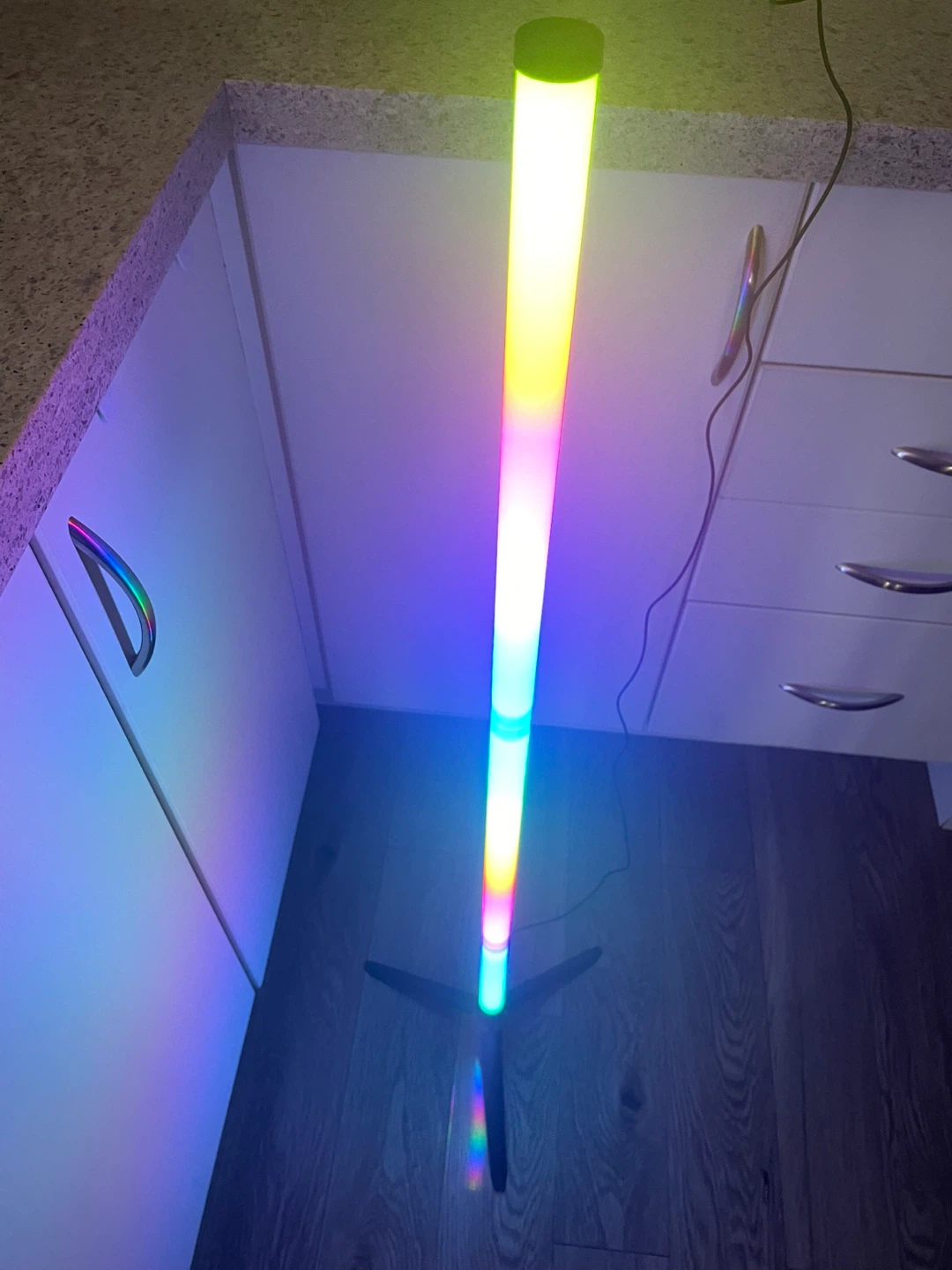 RGB LED Floor Lamp with Stand - photo 2