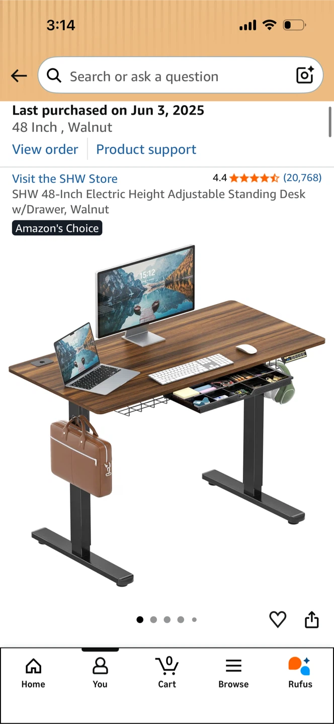 Standing desk 48 inches