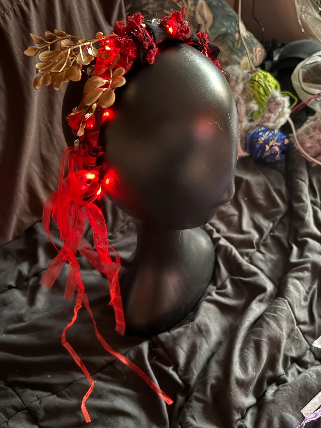 Red and Gold Light-Up Headband - photo 3