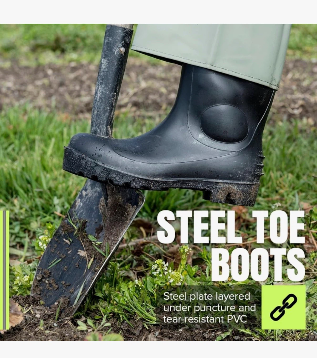 New Steel Toe Safety Boots  Men’s Size 8 /Women’s Size 10 - photo 2