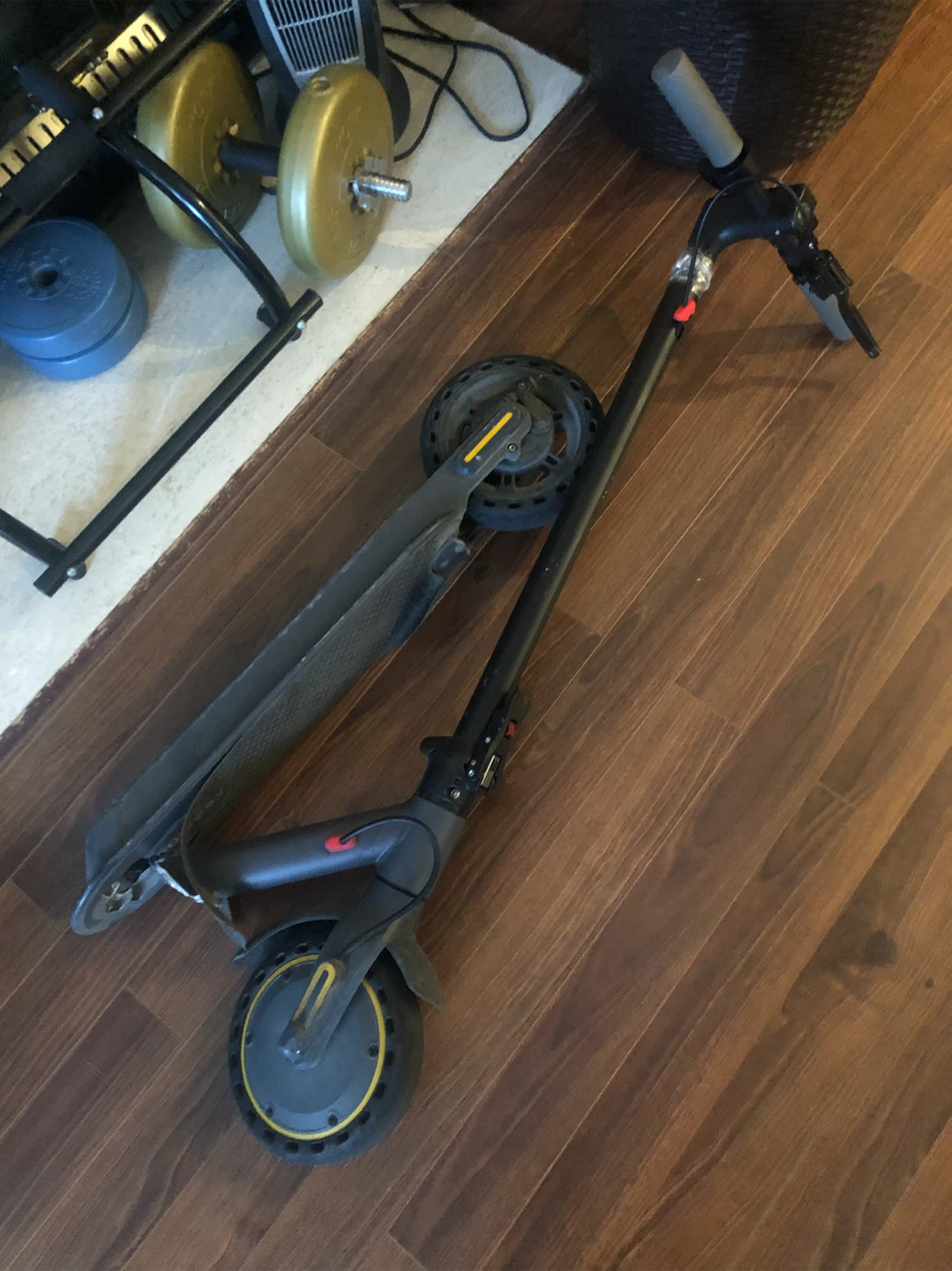 Black Electric Scooter for parts