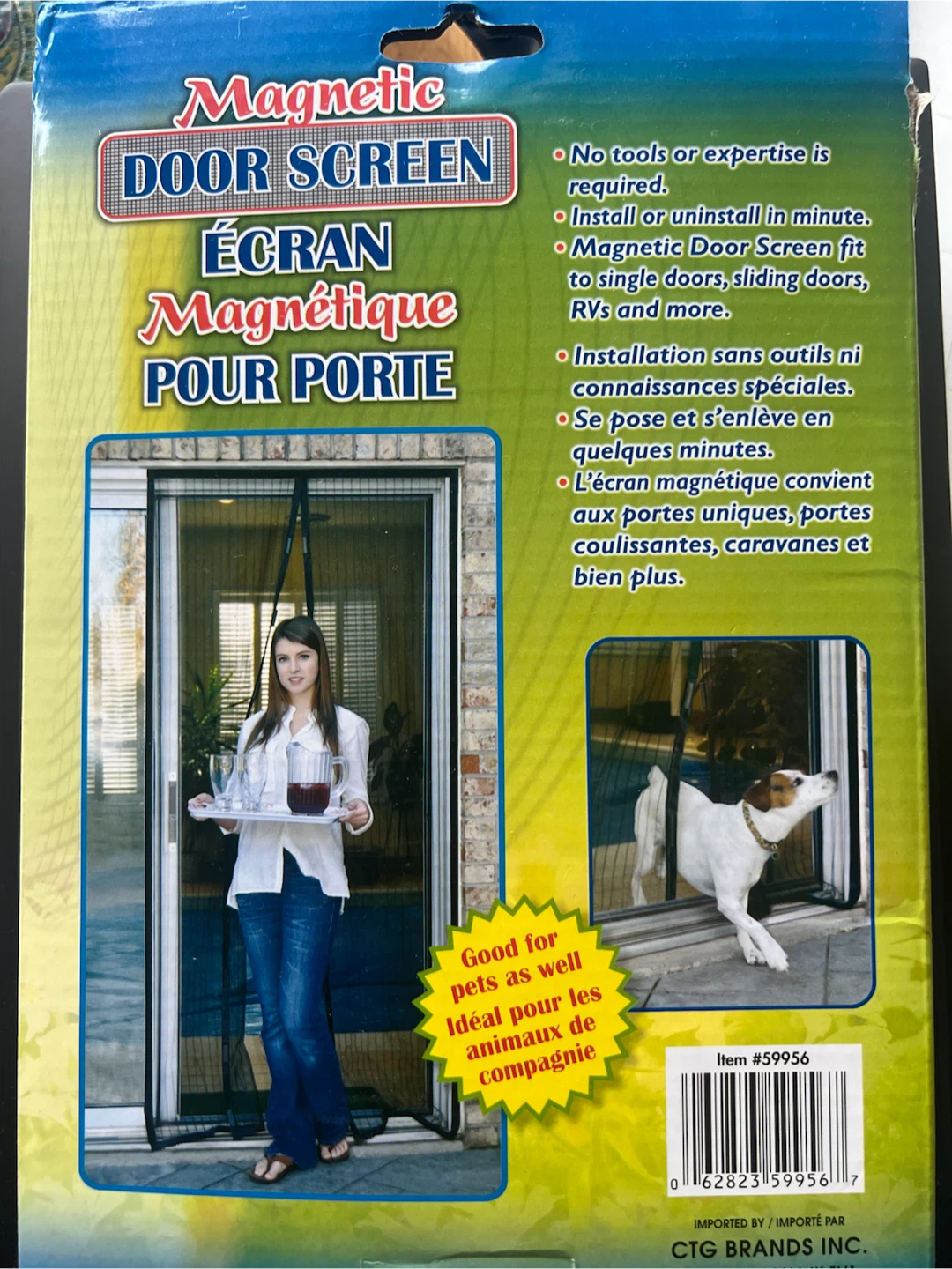Magnetic Door Screen - 83" x 19.5" - photo 2