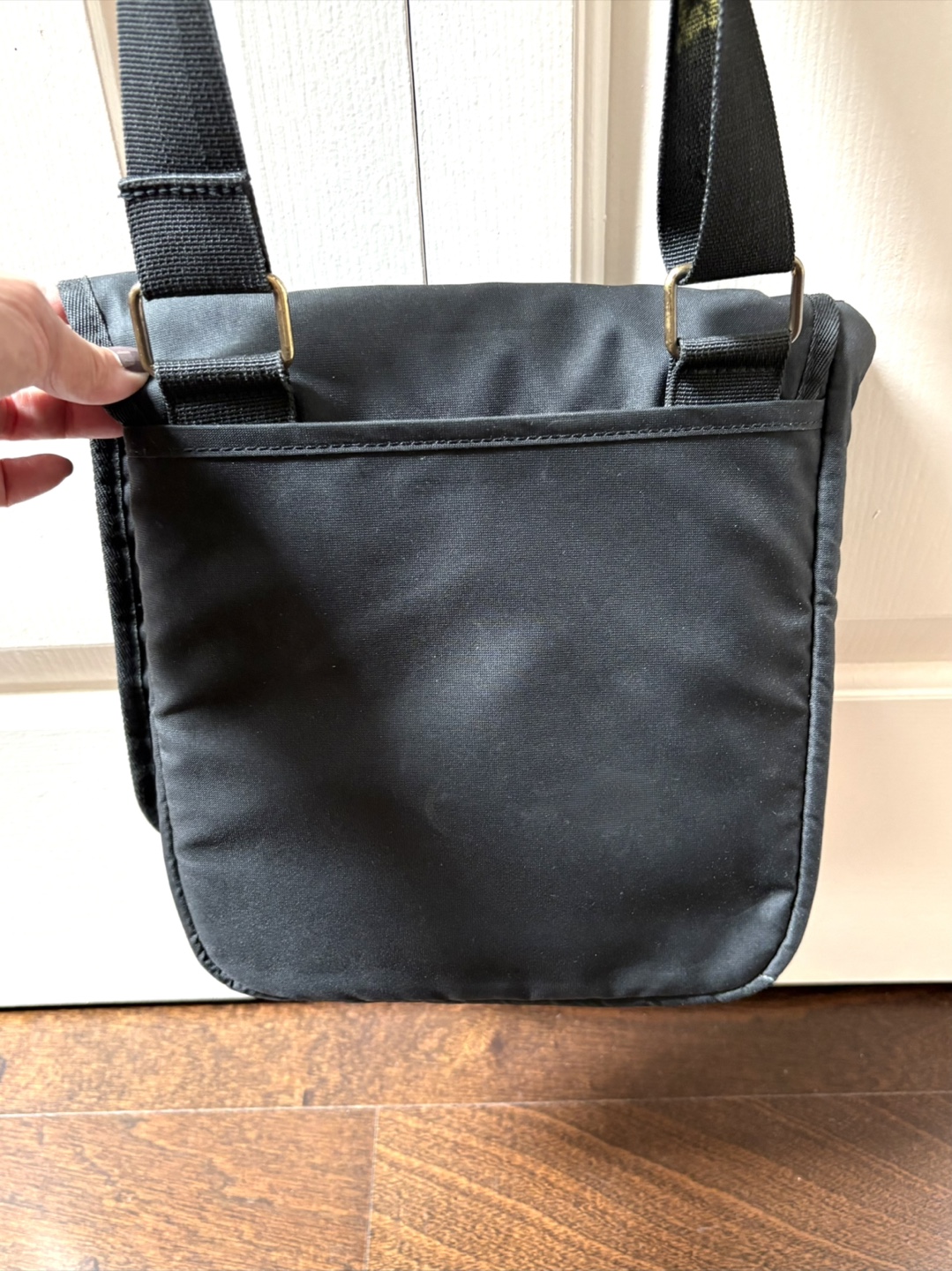 Black Crossbody Bag with Multiple Compartments - photo 5