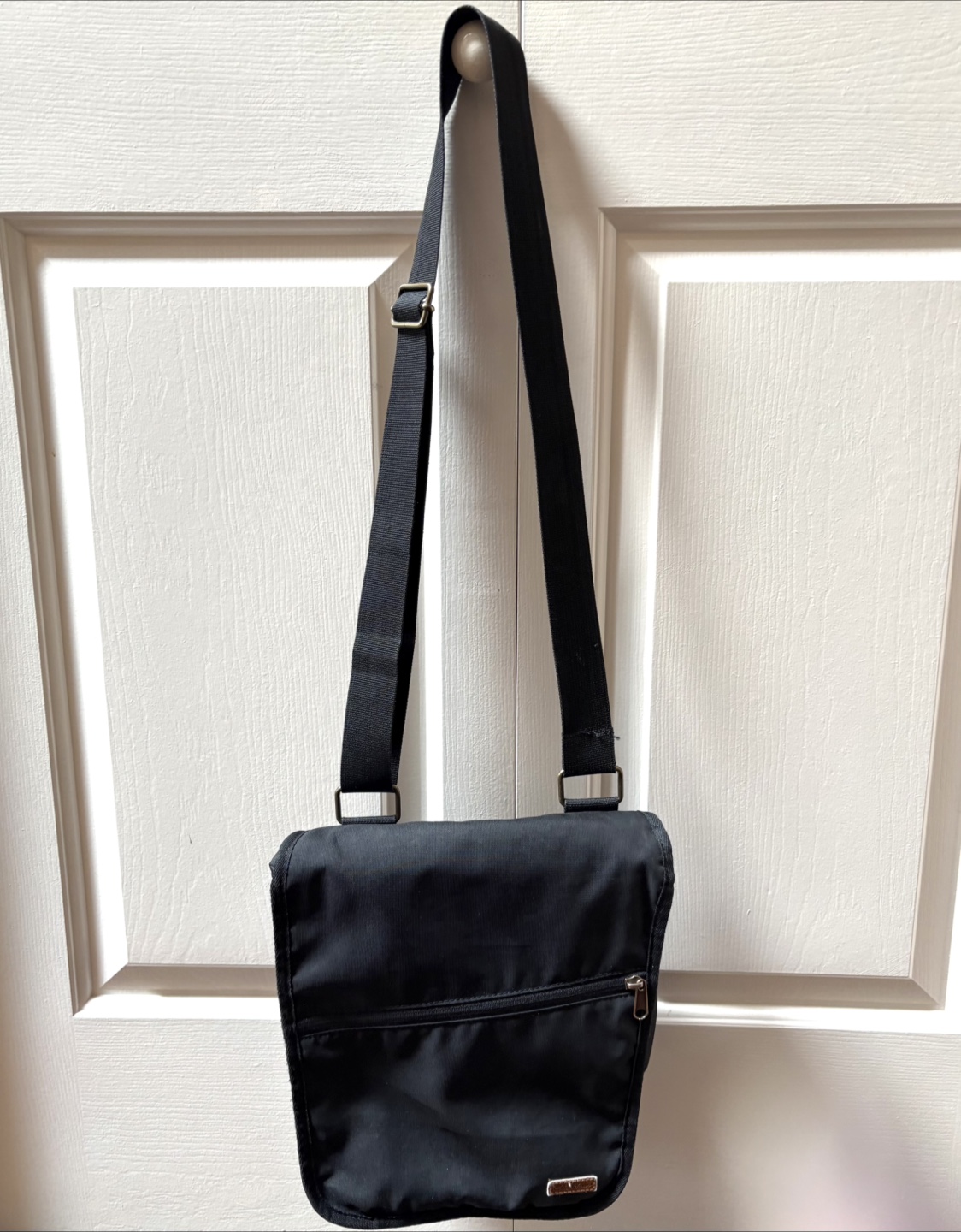 Black Crossbody Bag with Multiple Compartments - photo 2