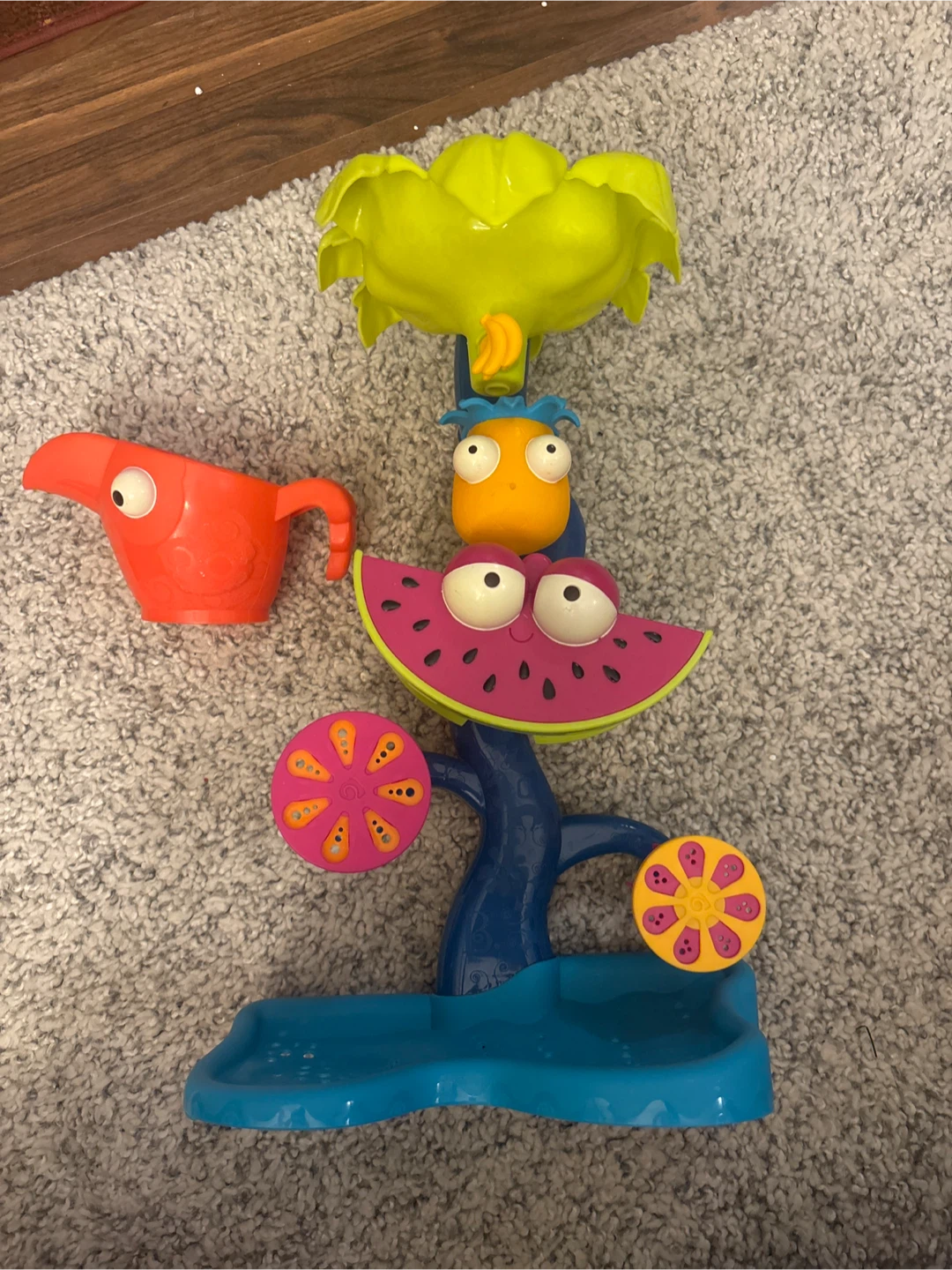 Watermelon Tree Bath Toy with Watering Can