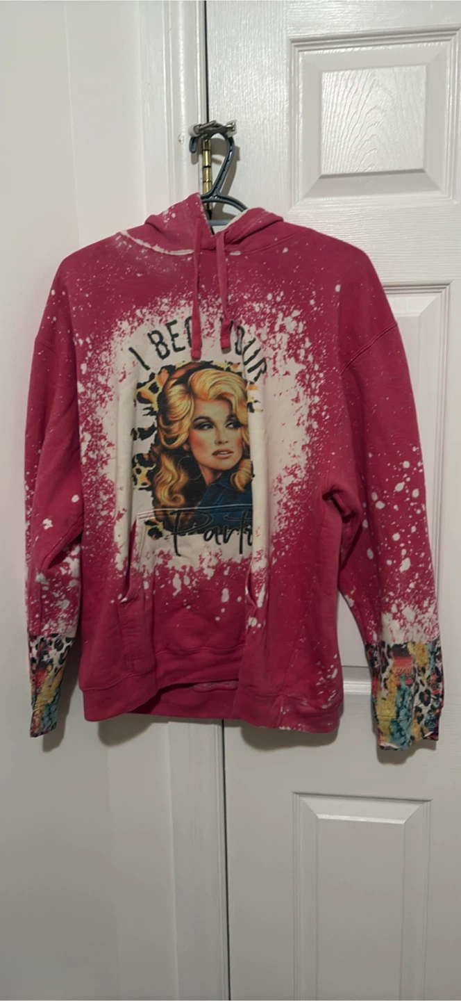Dolly Parton Bleached Hoodie