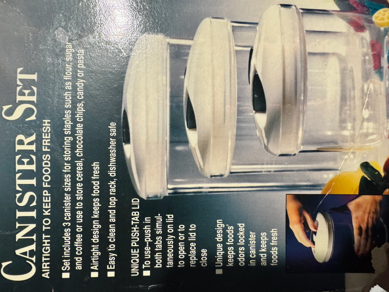Canister Set Airtight to Keep Foods Fresh
