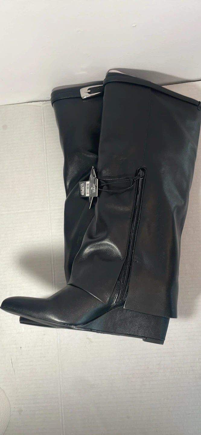 Bottes noires à talon compensé NYC Talla 8