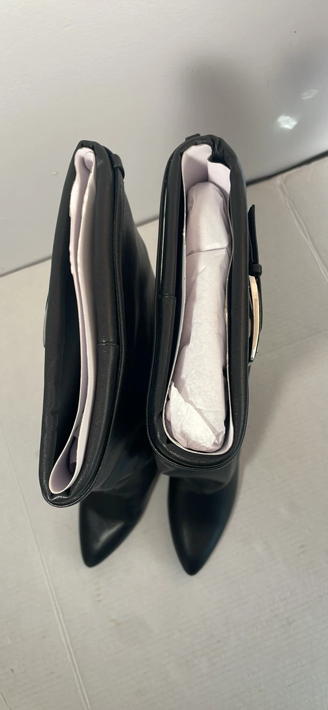 Bottes noires à talon compensé NYC Talla 8 - photo 3