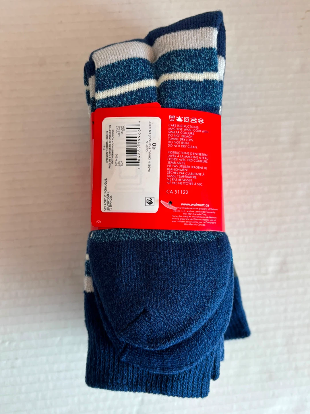 Chaussettes thermiques pour hommes - George - Tailles 7-11 - photo 2