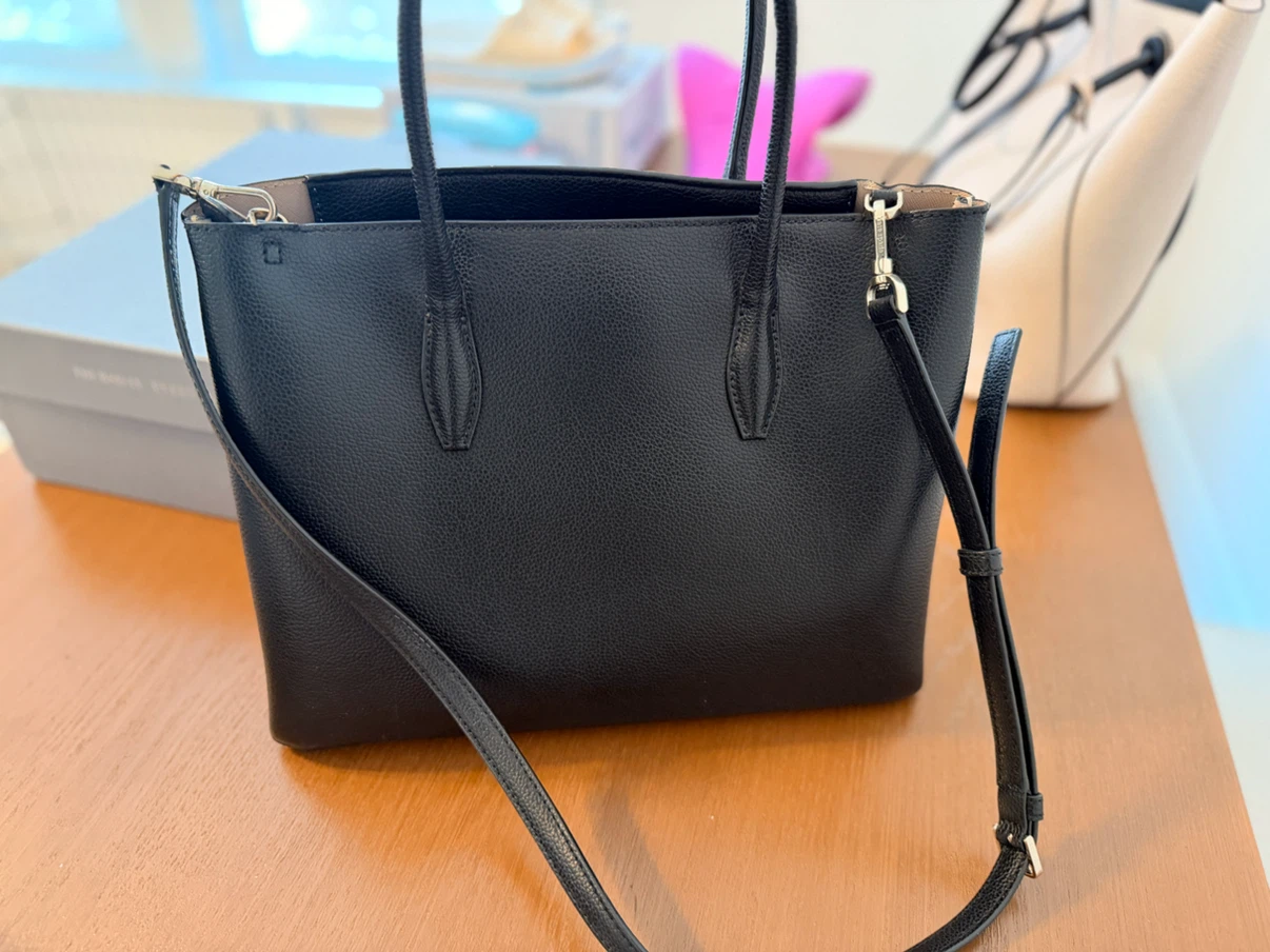 Kate Spade New York Black Leather Tote Bag - photo 2