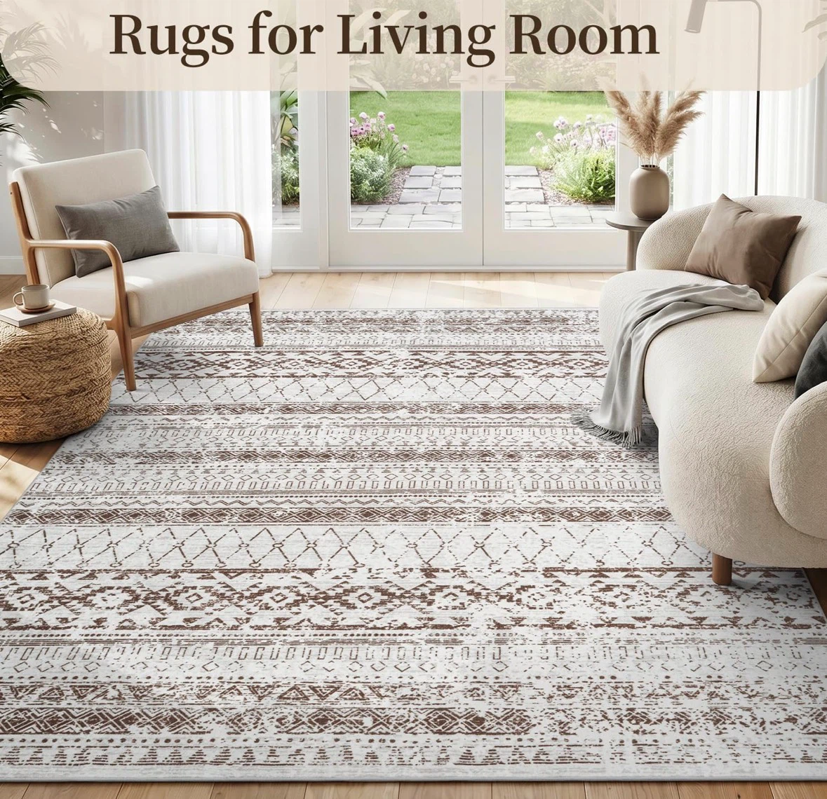 Moroccan style Boho Pattern Area Rug 8x10 ft - photo 2
