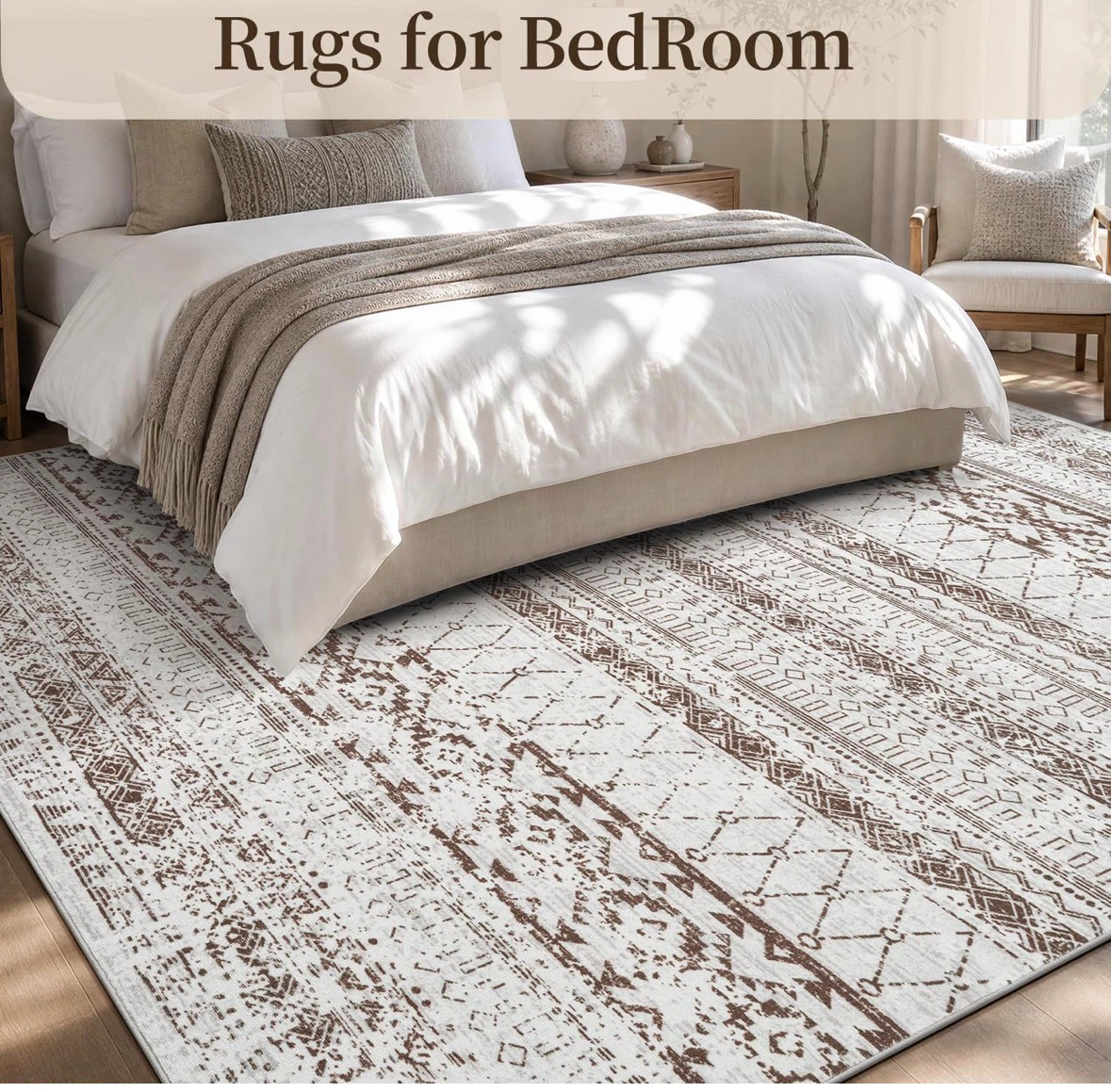 Moroccan style Boho Pattern Area Rug 8x10 ft - photo 3