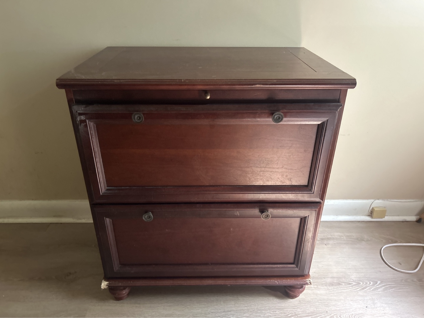 Wooden Filing Cabinet