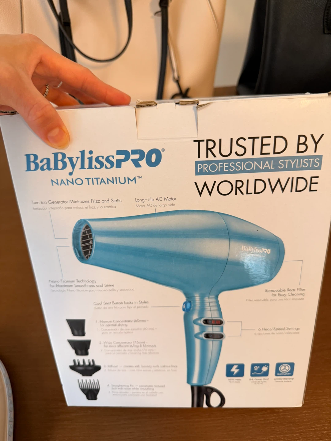 BaBylissPRO Nano Titanium Turbo Xtreme Professional Dryer - photo 3