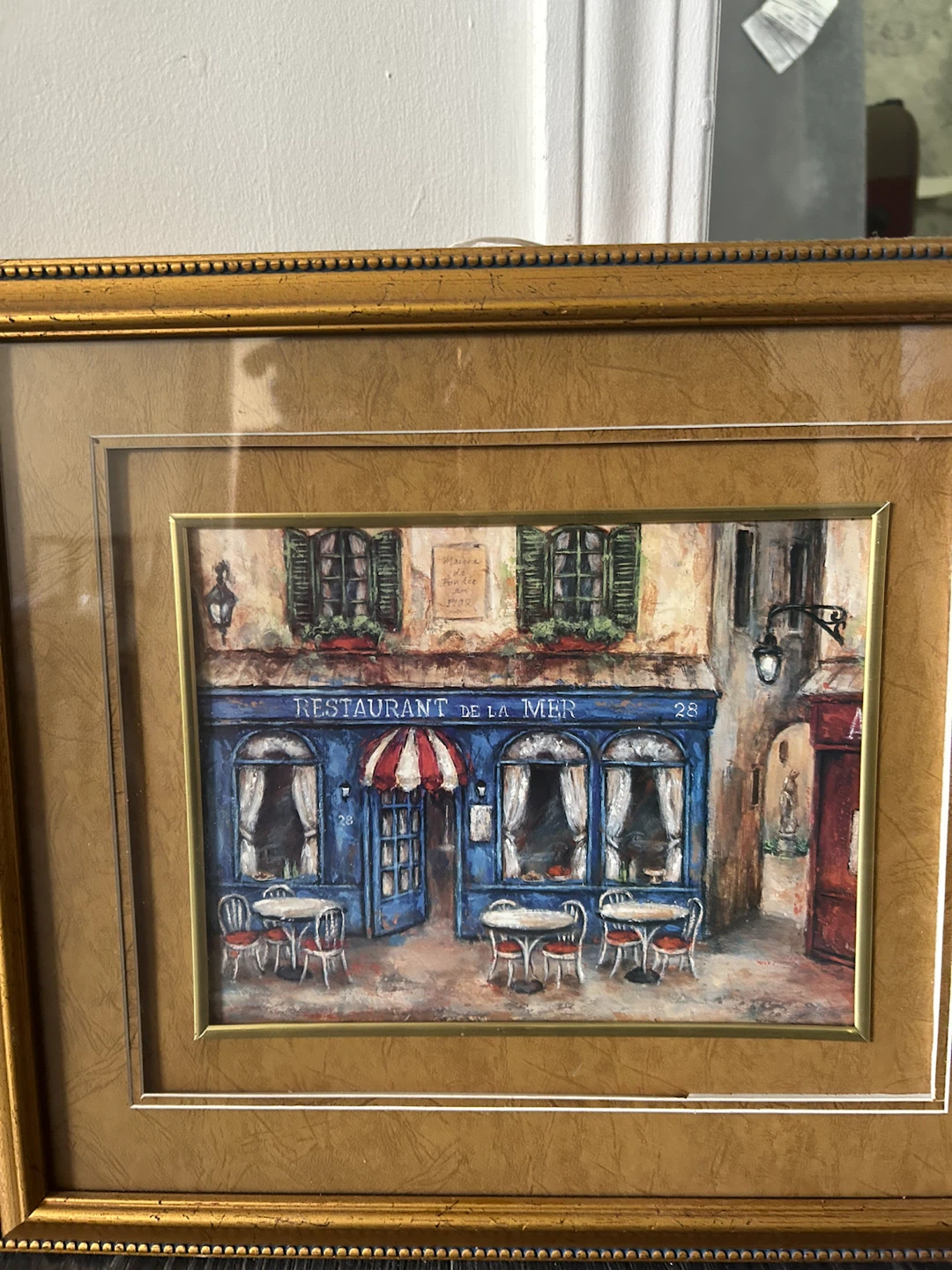 Set of 2 Framed Parisian Cafe Prints - photo 2